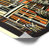 Amsterdam, Nederland, reisposter Poster (Hoek)