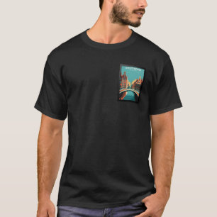 Amsterdam Nederland Reisposter T-shirt