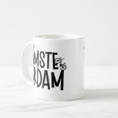 Amsterdam Nederland Reizen Koffiemok (Voorkant links)