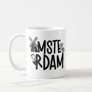 Amsterdam Nederland Reizen Koffiemok