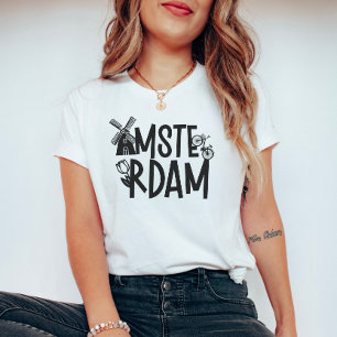 Amsterdam Nederland Reizen T-shirt