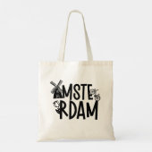 Amsterdam Nederland Reizen Tote Bag (Achterkant)