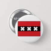Amsterdam, Nederland Ronde Button 5,7 Cm (Voorkant /achterkant)