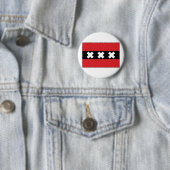 Amsterdam, Nederland Ronde Button 5,7 Cm (In situ)