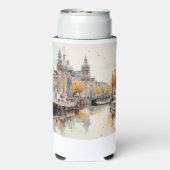 Amsterdam, Nederland Seltzer Blikjeskoeler (Seltzer Achterkant)