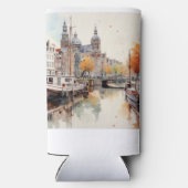 Amsterdam, Nederland Seltzer Blikjeskoeler (Achterkant)