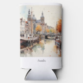 Amsterdam, Nederland Seltzer Blikjeskoeler (Voorkant)