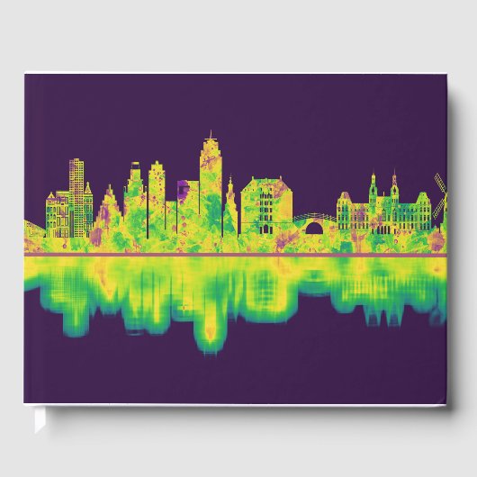Amsterdam Nederland Skyline Gastenboek (Voorkant)