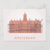 Amsterdam, Nederland | Skyline of Landmarks Briefkaart (Voorkant)
