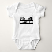 Amsterdam Nederland Skyline Romper (Voorkant)