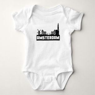 Amsterdam Nederland Skyline Romper