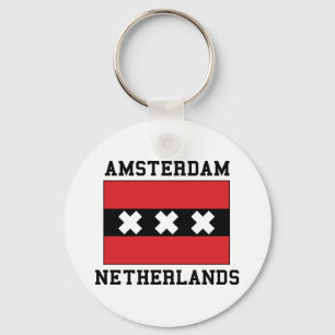 Amsterdam Nederland Sleutelhanger