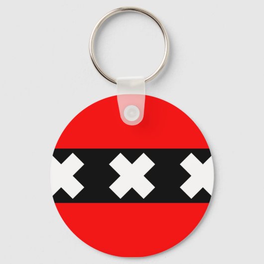 Amsterdam, Nederland Sleutelhanger (Voorkant)