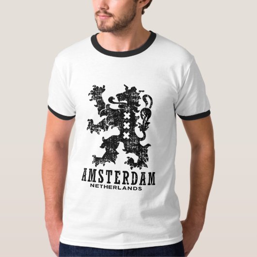 Amsterdam Nederland T-shirt (Voorkant)