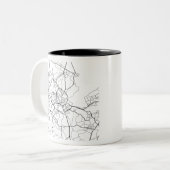 Amsterdam, Nederland Tweekleurige Koffiemok (Voorkant links)