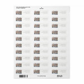 Amsterdam Nederlands landschapslandschap Waterverf Etiket (Full Sheet)