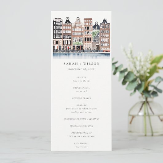 Amsterdam Nederlands landschapslandschapsprogramma Kaart (Staand voorkant)