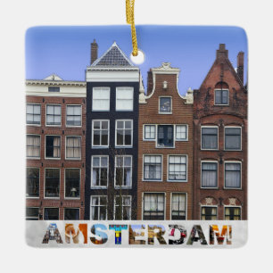 Amsterdam Nederlandse kerstdagen Keramisch Ornament