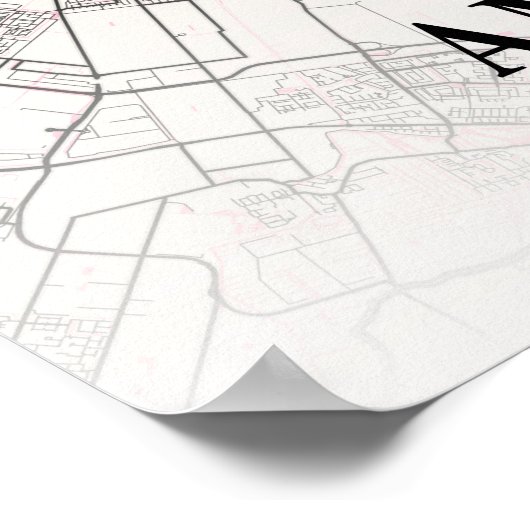 Amsterdam - Nederlandse Neapolitan City Map Poster (Hoek)