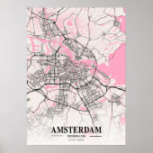 Amsterdam - Nederlandse Neapolitan City Map Poster (Voorkant)