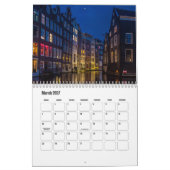 Amsterdam-Netherlands Calendar Kalender (Mar 2027)