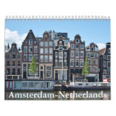 Amsterdam-Netherlands Calendar Kalender (Hoes)