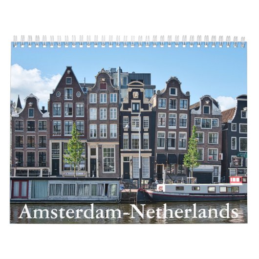 Amsterdam-Netherlands Calendar Kalender (Hoes)