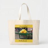 Amsterdam, Netherlands, Cheese, Shop, Grote Tote Bag (Voorkant)