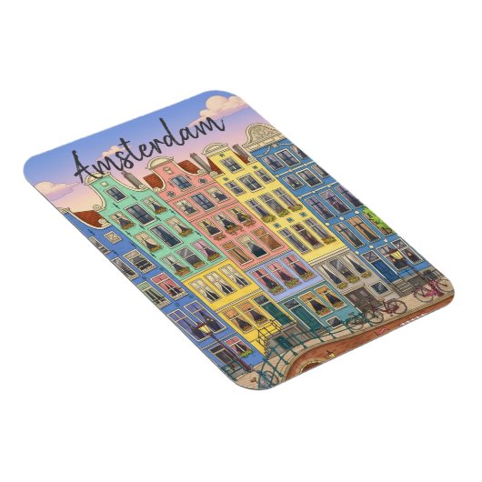 Amsterdam Netherlands Magneet (Rechterzijde)