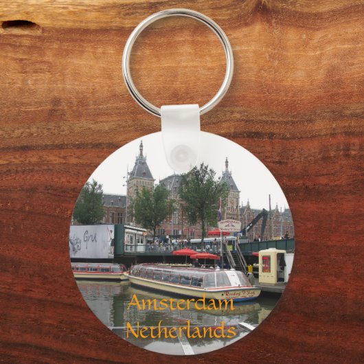 Amsterdam, Netherlands Sleutelhanger (Voorkant)