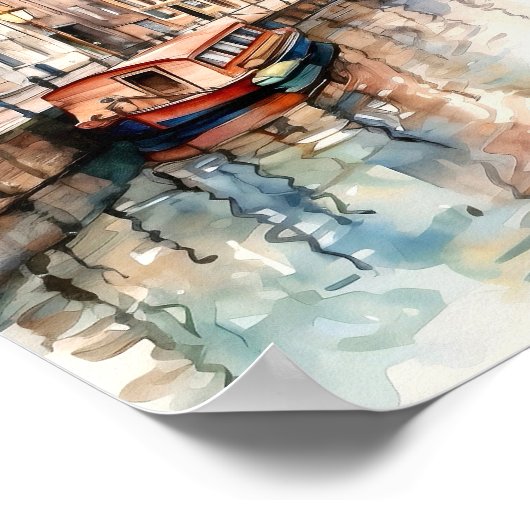 Amsterdam Netherlands Wall Art Square Poster (Hoek)