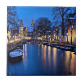Amsterdam Night Wallpaper-67657 Tegeltje (Voorkant)