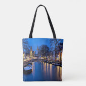 Amsterdam Night Wallpaper-67657 Tote Bag (Achterkant)