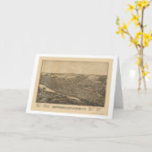 Amsterdam, NY Panoramische Kaart - 1881 (Gele Bloem)