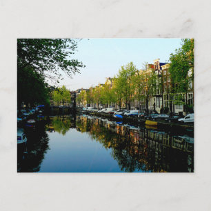 Amsterdam ochtends briefkaart