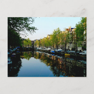 Amsterdam ochtends briefkaart