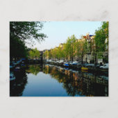 Amsterdam ochtends briefkaart (Voorkant)