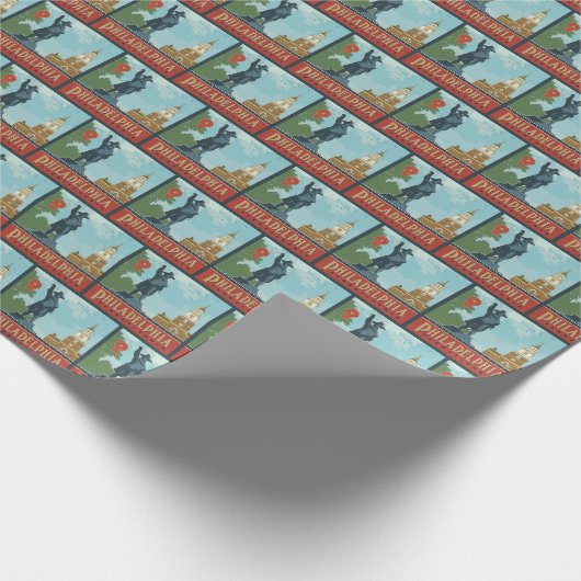 Amsterdam, PA | Independence Hall Cadeaupapier (Hoek)