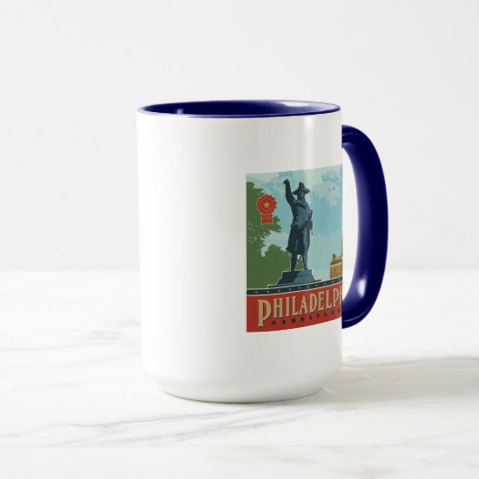 Amsterdam, PA | Independence Hall Mok (Voorkant rechts)