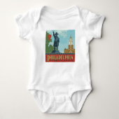 Amsterdam, PA | Independence Hall Romper (Voorkant)