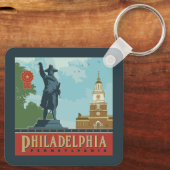 Amsterdam, PA | Independence Hall Sleutelhanger (Achterkant)