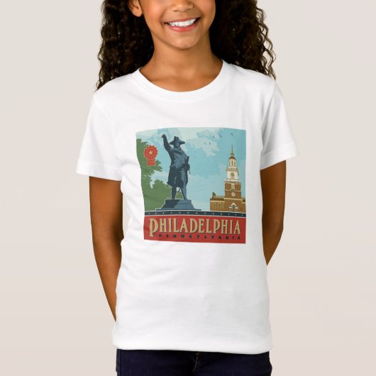 Amsterdam, PA | Independence Hall T-shirt (Voorkant)