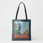 Amsterdam, PA | Independence Hall Tote Bag (Voorkant)