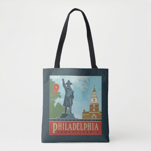 Amsterdam, PA | Independence Hall Tote Bag (Voorkant)