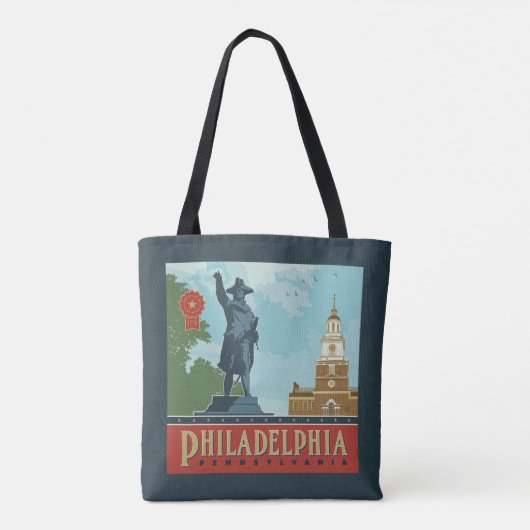 Amsterdam, PA | Independence Hall Tote Bag (Achterkant)