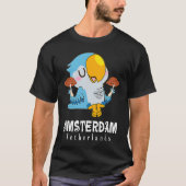 Amsterdam Parakeet Mushroom Holland The Netherland T-shirt (Voorkant)