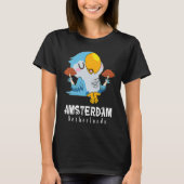 Amsterdam Parakeet Mushroom Holland The Netherland T-shirt (Voorkant)