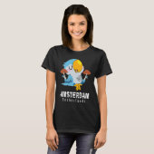 Amsterdam Parakeet Mushroom Holland The Netherland T-shirt (Voorkant volledig)
