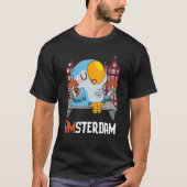 Amsterdam Parakeet Mushroom Holland The Netherland T-shirt (Voorkant)