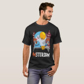 Amsterdam Paraket paddenstoel Holland Nederland T-shirt (Voorkant volledig)